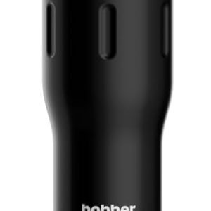 BOBBER - 16 Oz Vacuum Insulated Stainless Steel Portable Travel Coffee Mug With 100% Leakproof Locked Lid (Black Coffee)