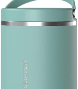 Hydrapeak 25oz Stainless Steel Vacuum Insulated Thermos Food Jar | Thermos for Hot Food and Cold Food, Wide Mouth Leak-Proof Soup Thermos for Adults, 10 Hours Hot and 16 Hours Cold (Fuchsia)