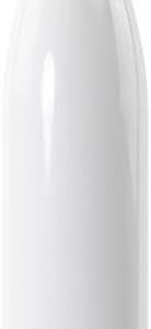 16 oz Travel Coffee Mug, Heat/Cool Transferable, Stainless Steel Double Walled and Vacuum Insulated Tumbler with Lid, Reusable Leak Proof Watter Bottle Coffe Cup Thermos for Gift (White)