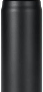 17 oz / 500 ml Insulated Water Bottle, Stainless Steel Thermo Coffee Travel Mug, Thermal Cup with Snap Flip Lid, BPA Free for Hot and Cold Drinking, Black