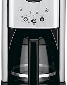 Cuisinart DCC-1200P1 Brew Central 12-Cup Programmable Coffeemaker Coffee Maker, Carafe, Brushed Chrome