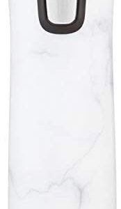 Contigo Pinnacle Vacuum-Insulated Stainless Steel Travel Mug with Spill-Proof Lid, Reusable Coffee Cup or Water Bottle with Leak-Proof Lid, Keeps Drinks Hot or Cold for Hours, 14oz White Marble