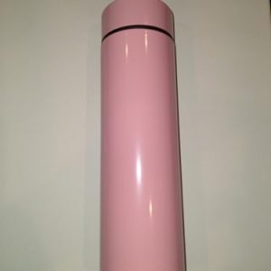 Coffee bottle,Tea Infuser Bottle,Smart Sports Water Bottle with LED Temperature Display,Double Wall Vacuum Insulated Water Bottle, Keep Hot Or Cold, 17oz (Pink)