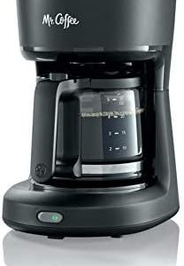 Mr. Coffee® 5-Cup Mini Brew Switch Coffee Maker, Black