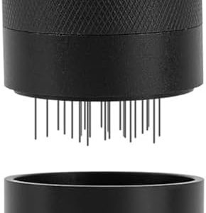 58mm Adjustable Needle Distribution Tool Coffee Needle Distribution Tool with Base Needle Type Coffee Distribution Tool Coffee Needle Stirrer