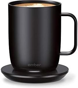 Ember Temperature Control Smart Mug 2, 14 Oz, App-Controlled Heated Coffee Mug with 80 Min Battery Life and Improved Design, Black