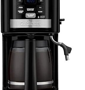 Cuisinart CHW-16 12-Cup Programmable Coffeemaker & Hot Water System New Black