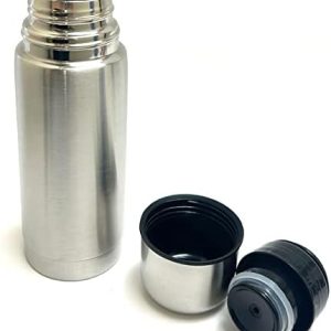 Vacuum Flask Coffee Bottle Thermo Stainless Steel 12 Hrs Hot Cold Travel 12 Oz Portable Insulated Travel Flask Mug Water Bottle with Cover Keeps Liquids Hot & Cold for 12 Hours Food Grade Unbreakable