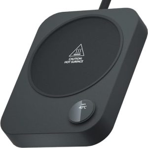 Coffee Mug Warmer, Coffee Mug Warmer for Desk with Auto Shut Off & 3 Temperature Settings, Smart Coffee Cup Warmer for Desk, Beverage Warmer for Tea, Milk, Coffee, Wax and Candle