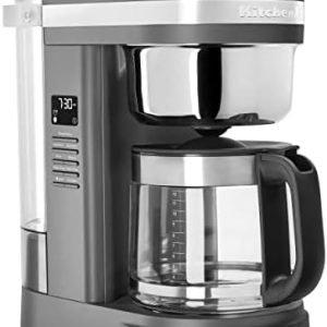 KitchenAid KCM1209DG Drip Coffee Maker, 12 Cup, Matte Grey