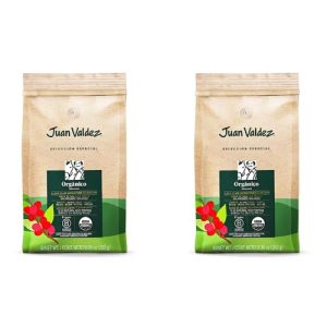 SC Products Juan Valdez Coffee Organic Cafe, 10 oz, Ground - Colombian Coffee (2 Pack)
