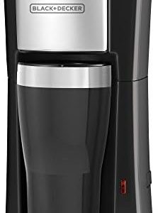 BLACK+DECKER CM618 Single Serve Coffee Maker, Black