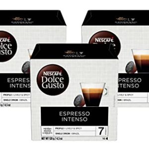 Nescafe Dolce Gusto Coffee Pods, Espresso Intenso, 16 Count (Pack of 3)