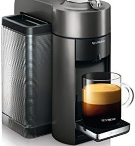 Nespresso Vertuo Coffee and Espresso Maker,1597 ml, by De'Longhi, Graphite Metal