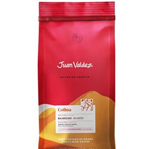 Juan Valdez Colina Whole Bean Coffee, Balanced Roast 16 OZ - Premium Colombian Coffee - Unique “Caracolito” beans produce a coffee of balanced flavor and mild texture