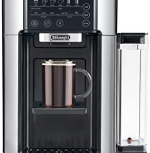 De'Longhi TrueBrew Drip Coffee Maker, Built in Grinder, Single Serve, 8 oz to 24 oz, Hot or Iced Coffee, Stainless, CAM51025MB