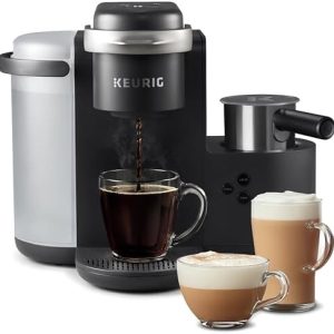 Keurig K-Cafe K-Duo Single Serve Coffee, Latte and Cappuccino Maker, Dark Charcoal
