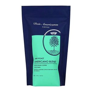 Dois Americanos Americano Whole Bean Coffee, Dark Roast - 12 oz.