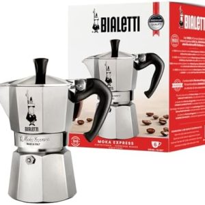 Bialetti Moka Express 6 Cup, 1 EA, silver, 6800, 06800