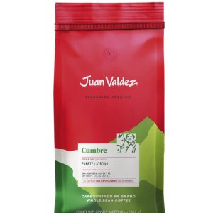 Juan Valdez Cumbre Whole Bean Coffee, Dark Roast 16 oz - Premium Colombian Coffee