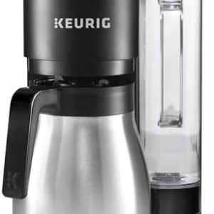 Keurig K-Duo Plus Single Serve & Carafe Coffee Maker, Multi-Position 60oz Removable Reservoir, Programmable Auto Brew Carafe, Black