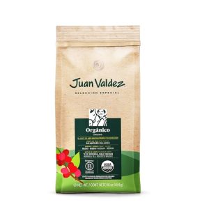 Juan Valdez Gourmet Balanced Colombian Coffee, Organic Whole Bean, 17.6 oz