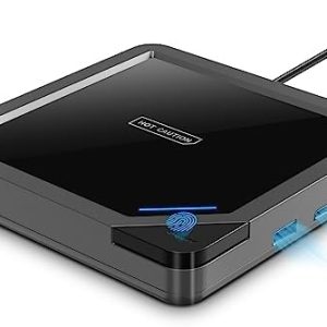 USB Coffee Mug Warmer:Smart Electric Coffee Cup Warmer for Desk with Auto Shut Off-Coffee Accessories for Home Office Desk (Black)