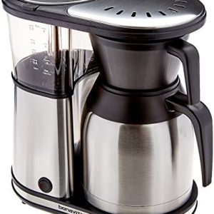 Bonavita 8 Cup Drip Coffee Maker Machine with Carafe, One-Touch Pour Over Brewer, SCA Certified, 1500 Watt, BPA Free, BV1900TS with Resting Basket