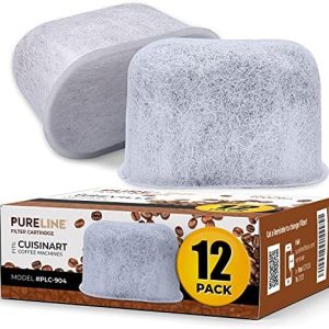 Cuisinart® Coffee Filter Replacement - 12 Pack Cuisinart® Coffee Maker Water Filter by Pureline - Charcoal Water Filter - for all Cuisinart Coffee Machines