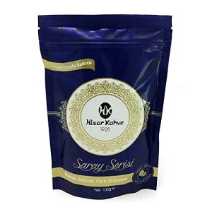 Hisar Turkish Coffee w/ Mastic Gum (Damla Sakizli Turk Kahvesi) 100 Gr