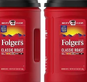 Folgers Classic Roast Ground Coffee (51 oz.), 2 Pack (Limited Edition)