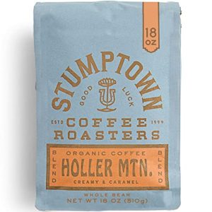 Stumptown Coffee Roasters, Medium Roast Organic Whole Bean Coffee - Holler Mountain 18 Ounce Bag with Flavor Notes of Citrus Zest, Caramel and Hazelnut