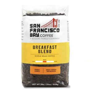 San Francisco Bay Whole Bean Coffee - Breakfast Blend (2lb Bag), Medium Roast