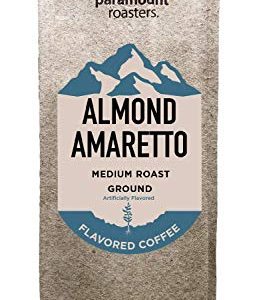 Almond Amaretto Flavored Ground Coffee, 1-12oz Medium Roast