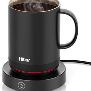Coffee Mug Warmer Set: Smart Electric Warmer with Auto Shut-Off & Faster Direct-Contact Heating Up to 149°F - Gifts for Men Women