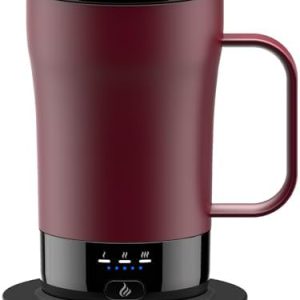 Self-Heating Coffee Mug, 14oz Heated Coffee Mug - Rechargeable Temperature Control Coffee Mug Keep Coffee Hot All Day, Smart Mug Great Gift for Coffee Lovers & Slow Sippers
