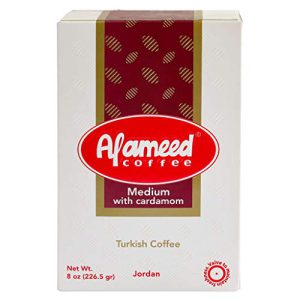 Al Ameed Coffee (Medium Roast with Cardamom, Pack - 1)