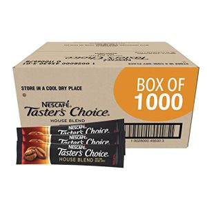Nescafe Instant Coffee Packets, Taster's Choice Light Roast, Bulk Pack, 1.5 g Packets (Pack of 1000)