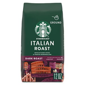 Starbucks Ground Coffee, Dark Roast Coffee, Italian Roast, 100% Arabica, 1 bag (12 oz)