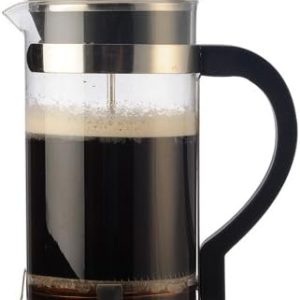 Primula Classic French Press Coffee/Tea Maker - Glass 8 Cup/32 Oz, Black/Chrome Accents