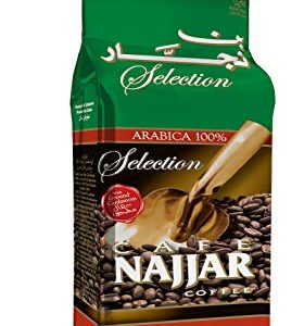 Café Najjar, Turkish Coffee with Cardamom, 450 Gr, 100% Arabica Coffee Beans, Ground Coffee, Dark Roast, Lebanese Coffee, Arabic Coffee, Coffee Beverages, Works with Turkish Coffee Machine. (1)